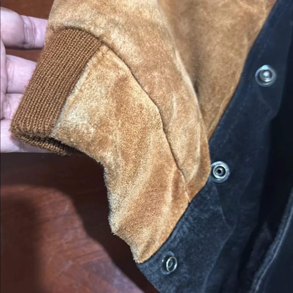 Vintage lawless Aztec southwestern Multicolor Jacket with Shearling Collar S - Picture 11 of 15